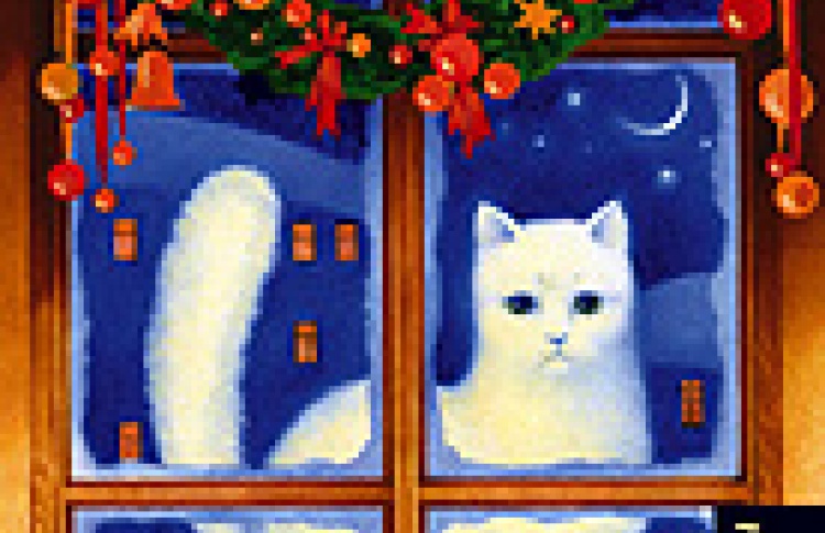 Кот на Рождество