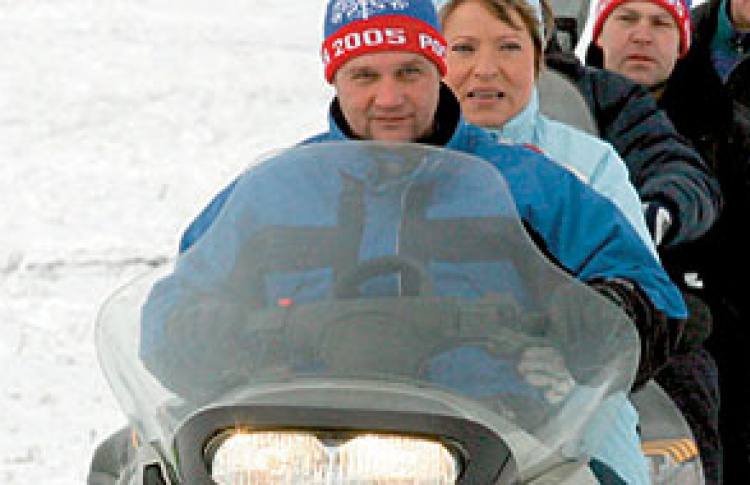 Снегоходный спорт: Чемпионат Петербурга (1-й этап, спринт-кросс)