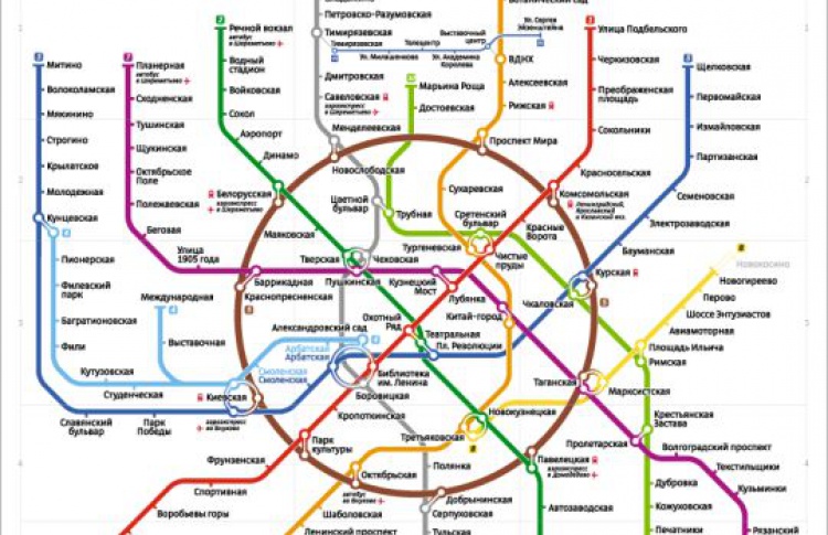 В сети появилась альтернативная карта метрополитена
