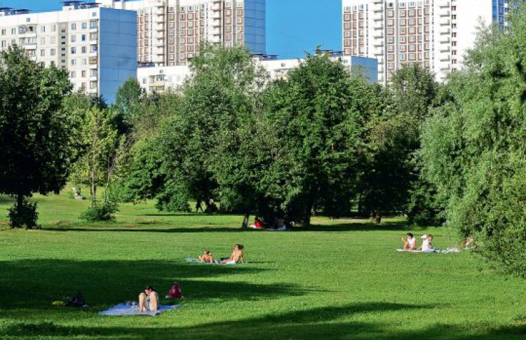 В Москве как на курорте