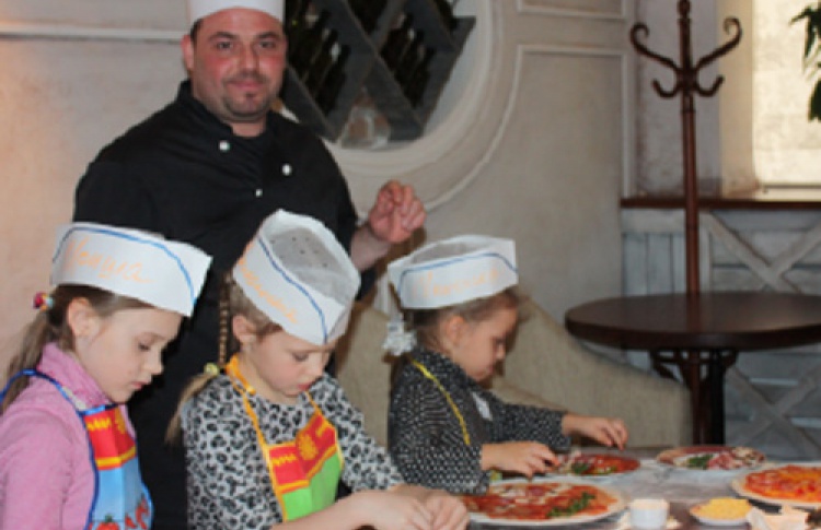 Детские кулинарные уроки в Massimo