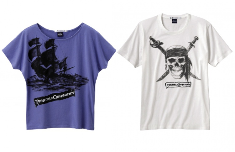 Пиратские футболки Uniqlo