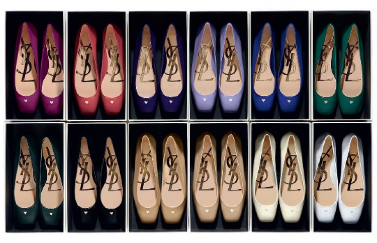 Балетки YSL Love Ballerinas