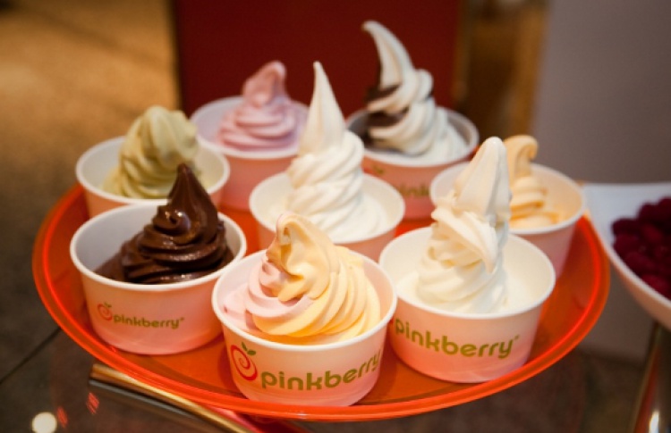 Открытие кафе Pinkberry