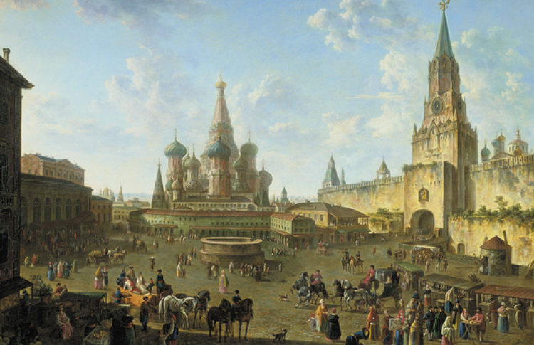 Москва в середине XVIII века