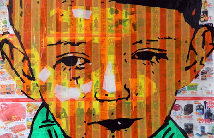 Tape Art в новом проекте галереи Эрарта Mixed Media
