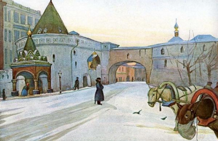 Китай-город. Камни, стены, люди, тени...