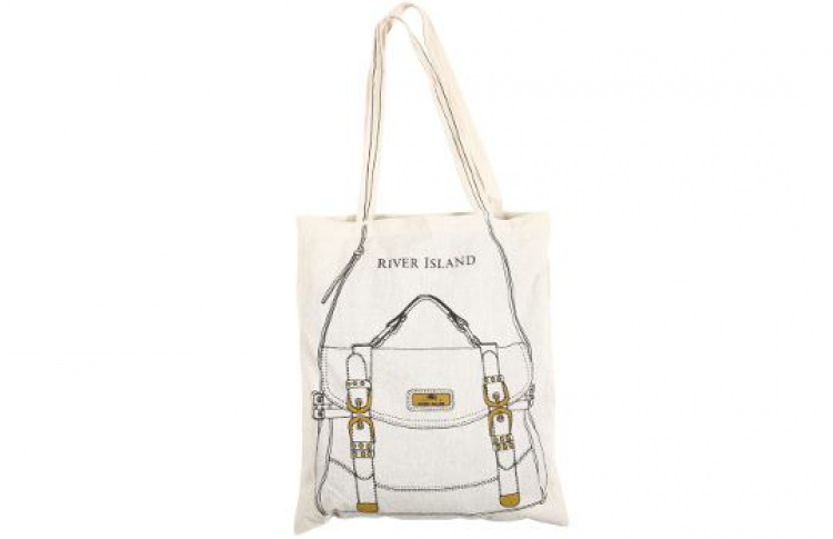 Сумка-шоппер в подарок в RIVER ISLAND