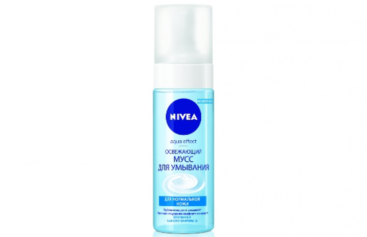 Nivea выпустила новый мусс для умывания Aqua Effect