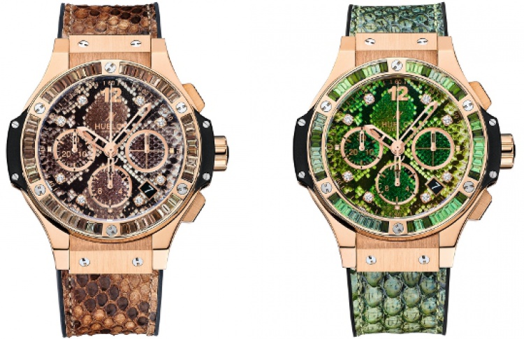 Новые часы Hublot вышли в змеиной коже