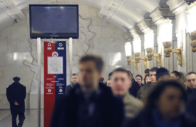 В метро заработало телевидение
