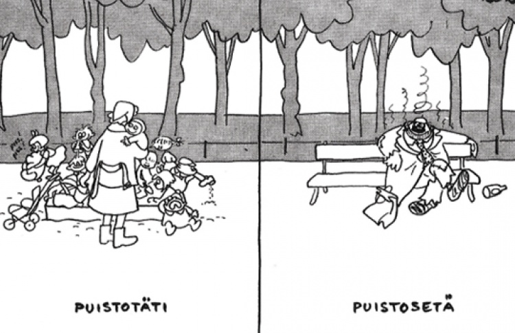 Карикатуры Кари Суомалайнена