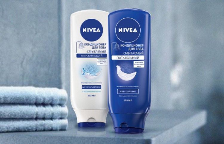 Первый смываемый кондиционер для тела NIVEA