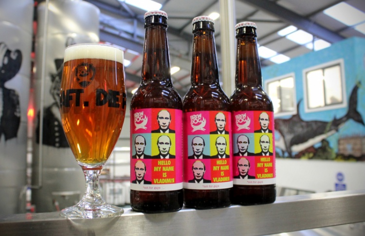 Шотландцы из Brew Dog сварили новый сорт крафтового пива «Hello My Name Is Vladimir»