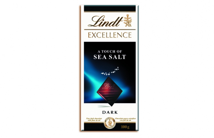 Неожиданное сочетание: темный шоколад Lindt Excellence с морской солью
