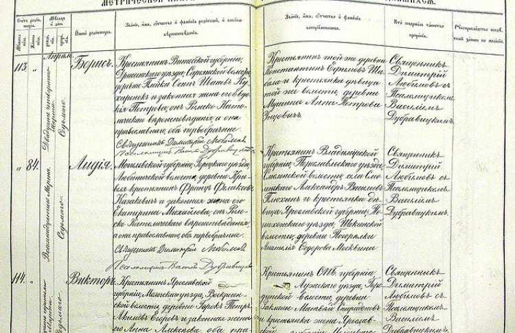 На портале архивных учреждений откроют доступ к метрическим книгам