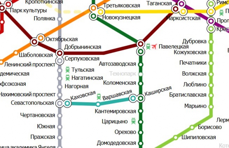 В субботу закроют движение на юге Замоскворецкой ветки
