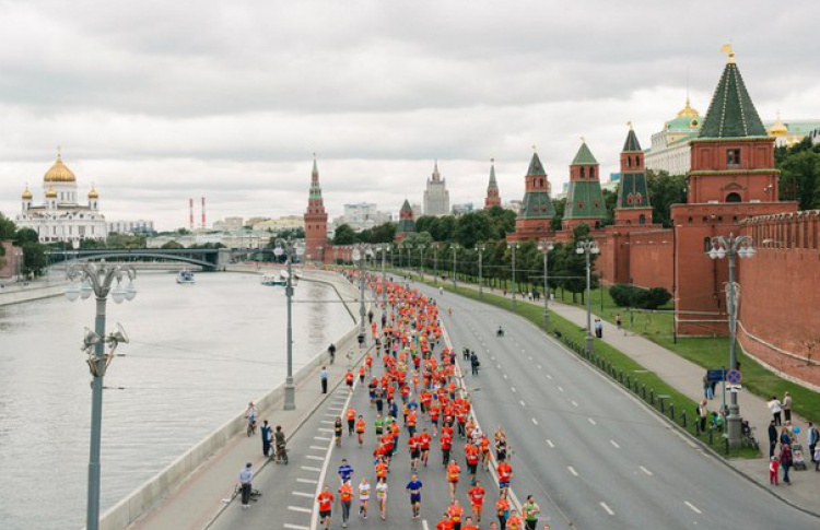 Из-за Московского марафона перекроют половину центральных улиц