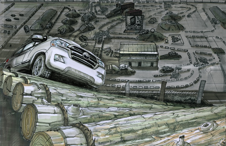 Toyota приглашает в Land Cruiser's Land
