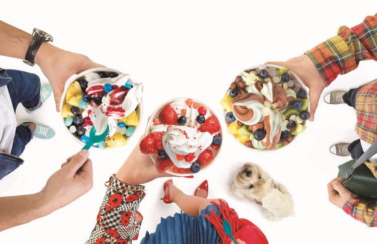 Имбирное печенье в Tutti Frutti Frozen Yogurt 