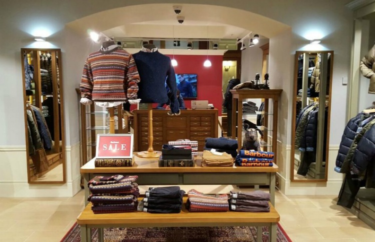 В ГУМе открылся первый в России мужской бутик Barbour
