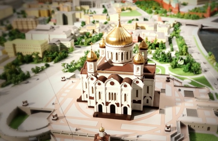 Создан 3D макет Москвы