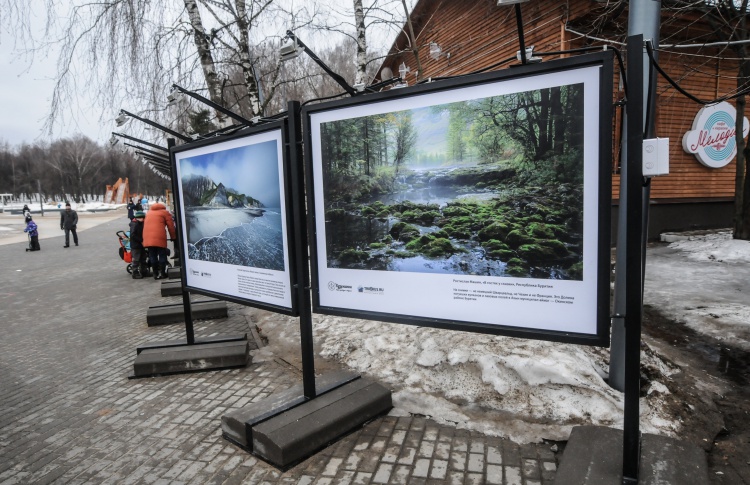 Выставка «Путешествуй дома» в парке «Кузьминки»