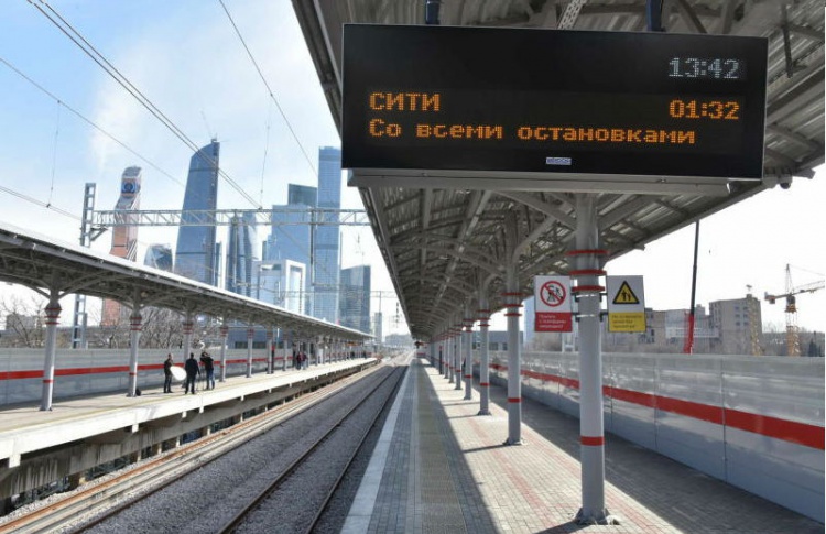 Городская железная дорога в Москве месяц будет бесплатной