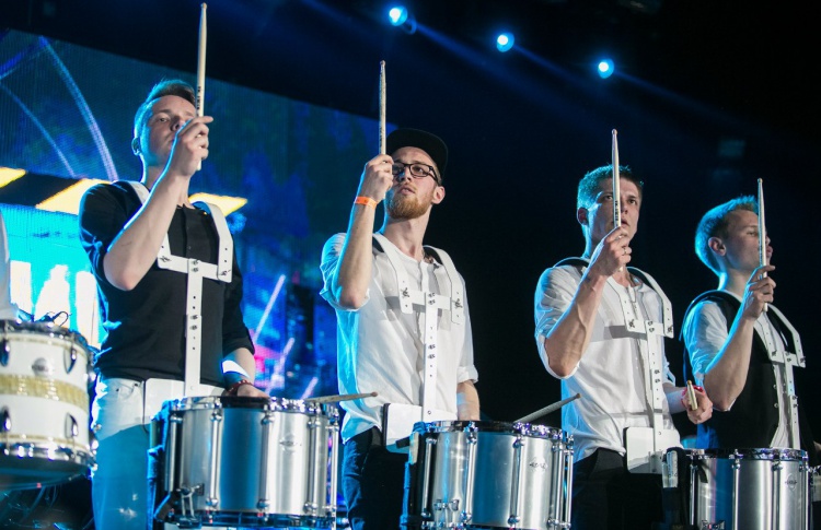 Состязание барабанных шоу Drum show contest