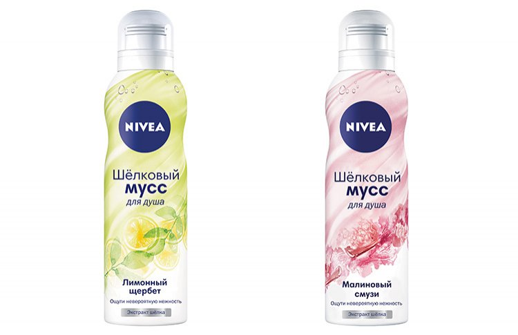 Шелковые муссы для душа NIVEA – забота о коже еще никогда не была такой нежной!