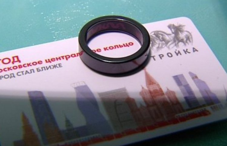 В Москве поступили в продажу кольца с чипом карты «Тройка»