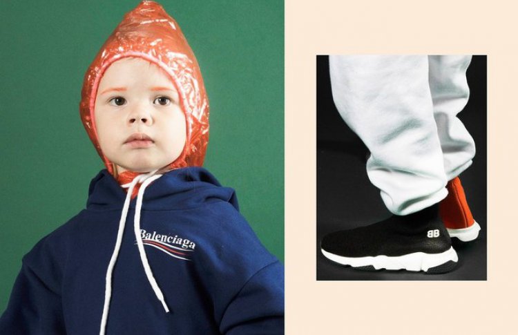 Balenciaga показали первую детскую коллекцию
