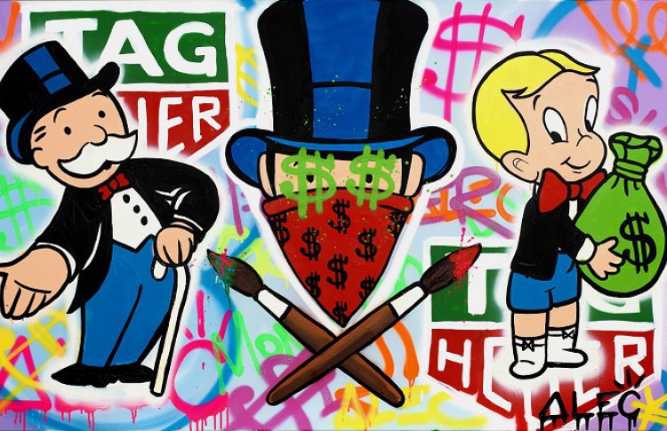 Выставка Alec Monopoly x TAG Heuer