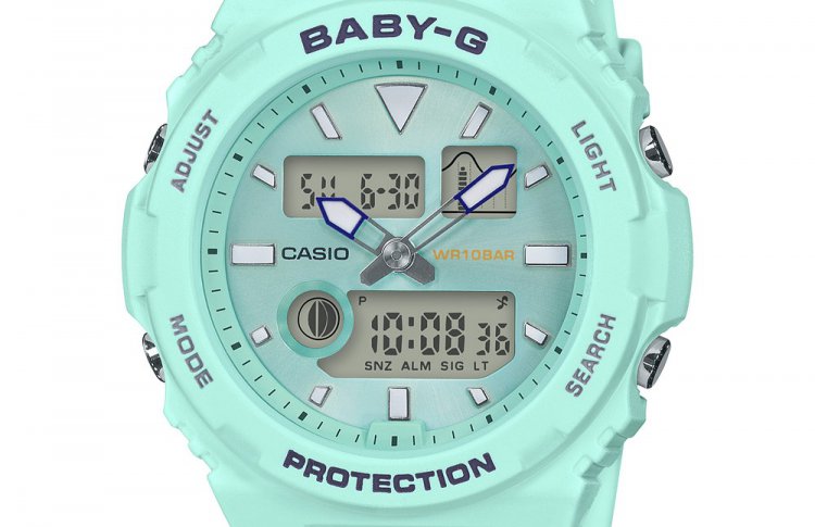 Casio представляет женскую новинку часовой выставки в Базеле: BABY-G в летнем исполнении