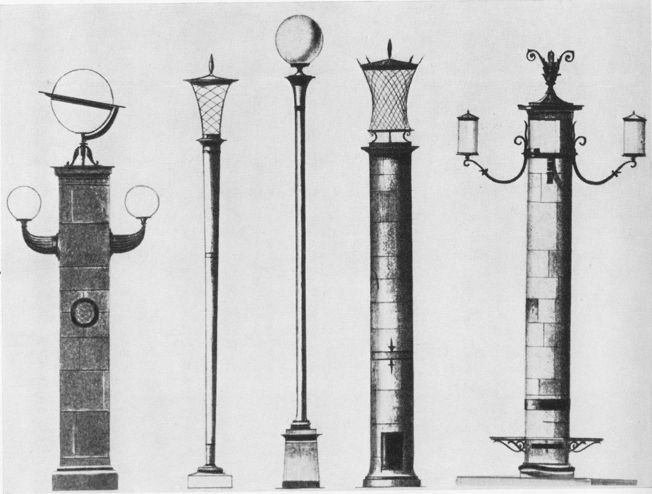 Уличные фонари 19 век
