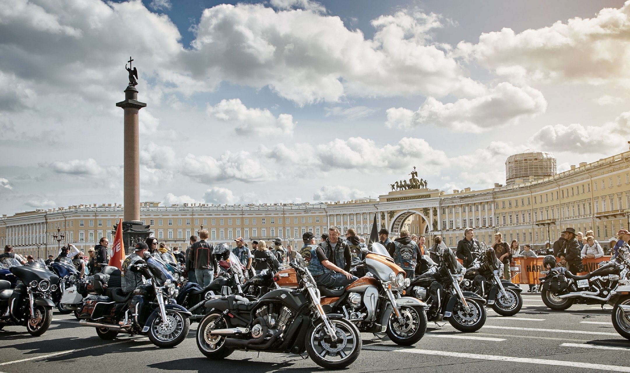 Saint Petersburg Russia Biker