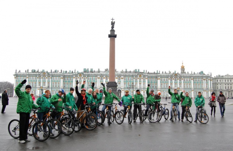 В центре Петербурга появится первая велодорожка