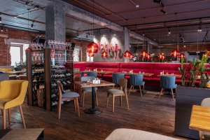 Blush wine bar